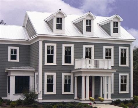 white house with light grey metal roof|residential white metal roof.